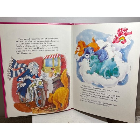 A Tale From The Care Bears Hardcover Books X2 Trouble W/Timothy Freeze Machine - Picture 7 of 11
